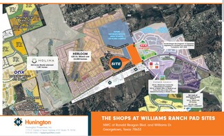 Plus de détails pour NWC of Ronald Reagan Blvd. & Williams Dr, Georgetown, TX - Terrain à vendre