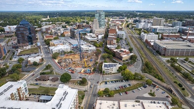 433 W Main St, Durham, NC - VUE AÉRIENNE  vue de carte - Image1