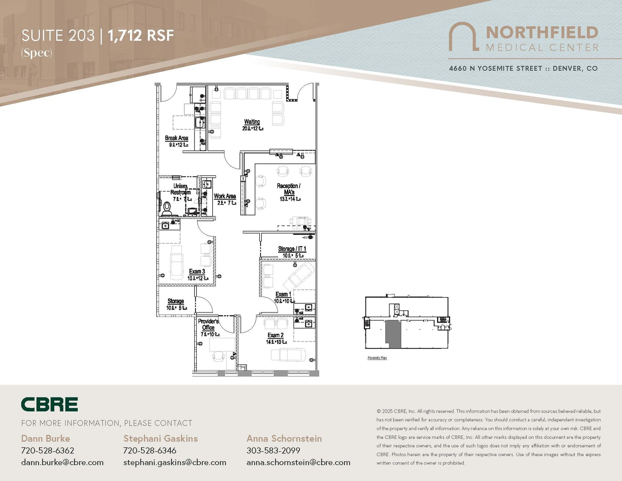 4660 N Yosemite St, Denver, CO à louer Plan d’étage– Image 1 sur 1