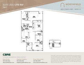 4660 N Yosemite St, Denver, CO à louer Plan d’étage– Image 1 sur 1