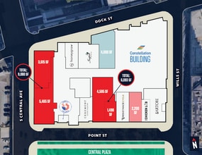 1310 Point St, Baltimore, MD à louer Plan d’étage– Image 1 sur 1