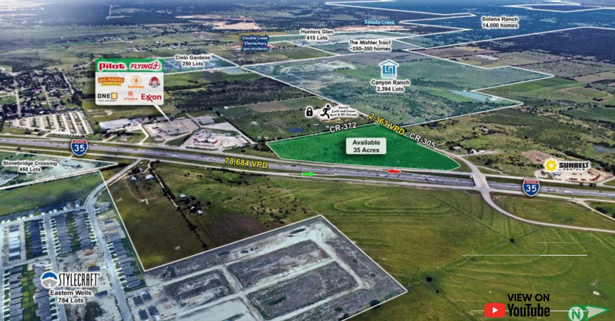 SWC I-35 & CR 305, Jarrell, TX à vendre Photo de l’immeuble– Image 1 sur 13