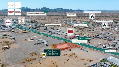 925 W Main St, Quartzsite, AZ - Vue aérienne  vue de carte - Image1