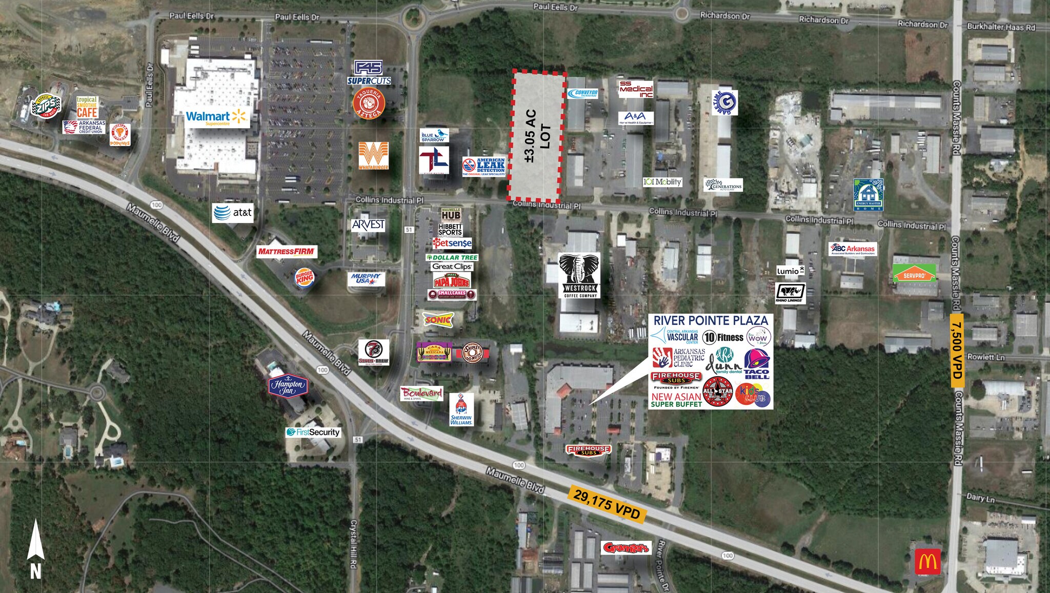 13 Collins Industrial Pl, North Little Rock, AR à vendre Photo principale– Image 1 sur 4