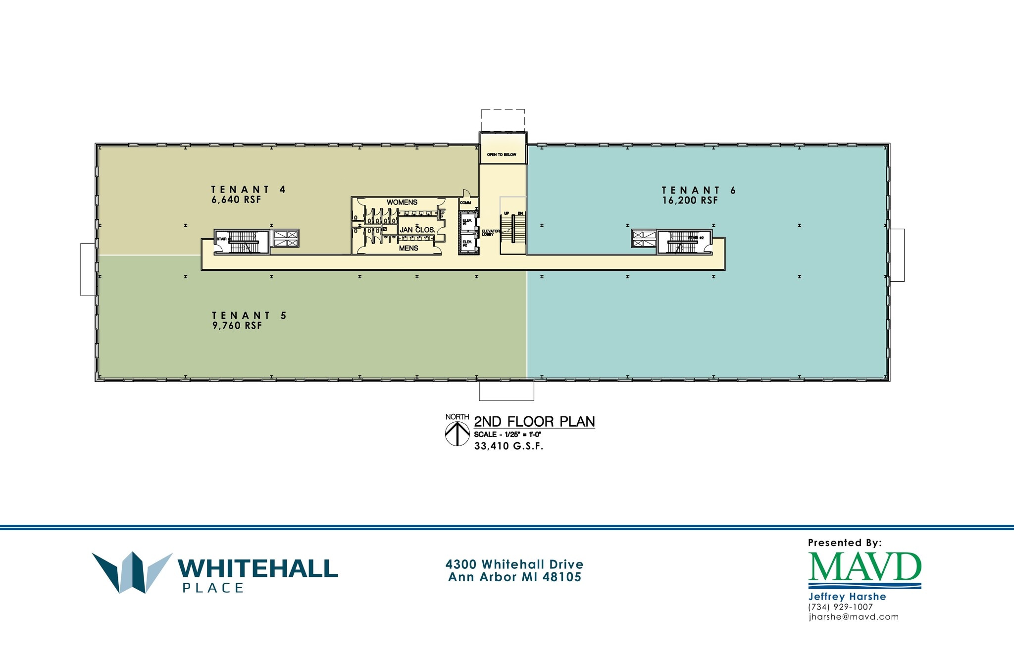 4300 Whitehall Dr, Ann Arbor, MI à louer Plan d’étage– Image 1 sur 1