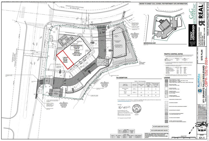 6001 Rogers Rd, Rolesville, NC à louer - Plan de site – Image 3 sur 3