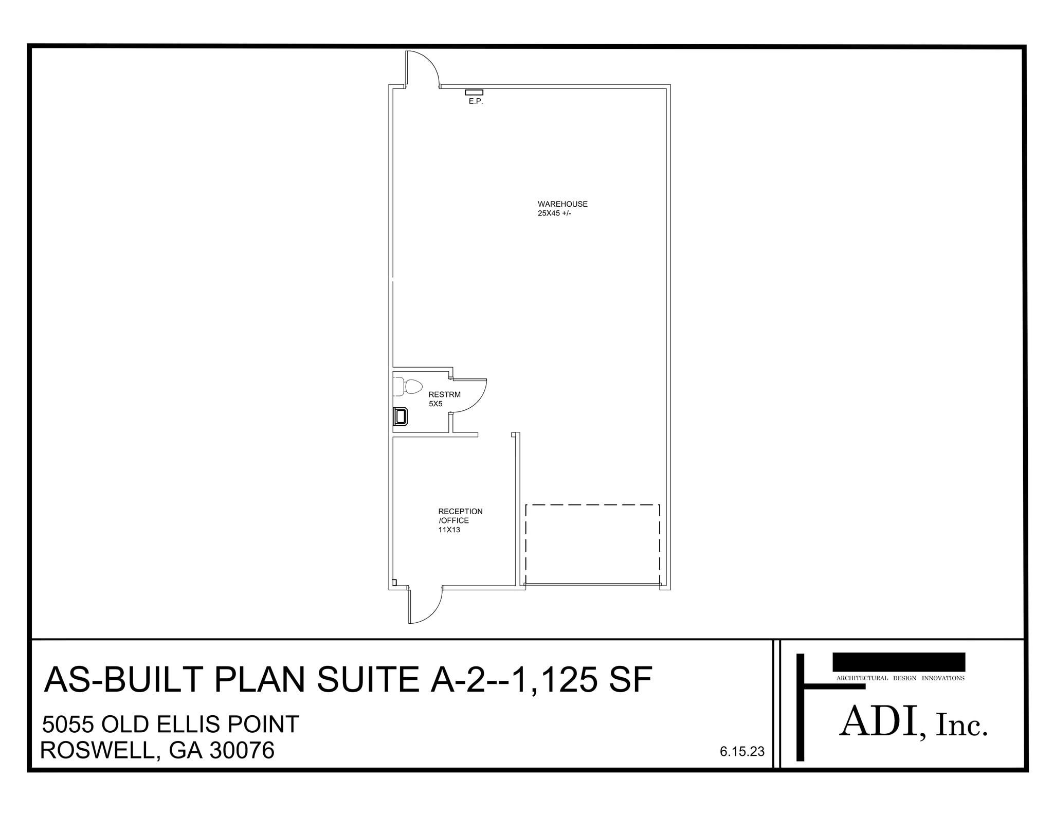 5055 Old Ellis Pt, Roswell, GA à louer Plan de site– Image 1 sur 1