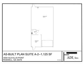 5055 Old Ellis Pt, Roswell, GA à louer Plan de site– Image 1 sur 1