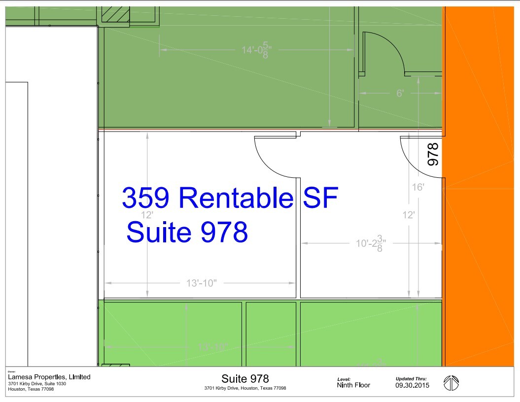 3701-3801 Kirby & 2401 Portsmouth, Houston, TX à louer Plan d’étage– Image 1 sur 1