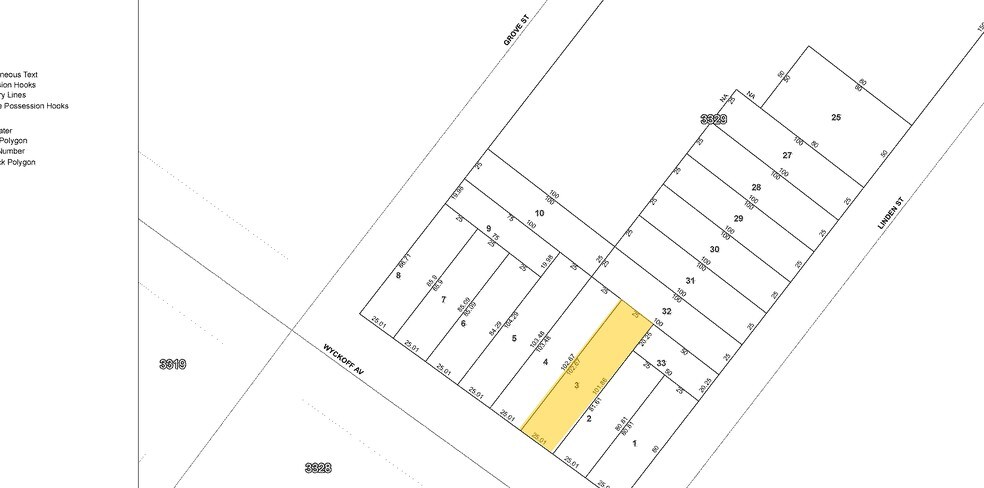 295 Wyckoff Ave, Brooklyn, NY à vendre - Plan cadastral – Image 3 sur 28