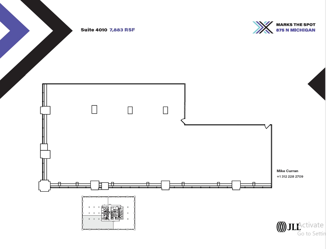 875 N Michigan Ave, Chicago, IL à louer Plan d’étage– Image 1 sur 1