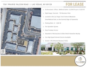 7361 Prairie Falcon Rd, Las Vegas, NV à vendre Photo de l’immeuble– Image 2 sur 5