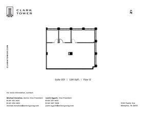5100 Poplar Ave, Memphis, TN à louer Plan de site– Image 1 sur 1