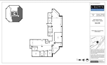 1545 Carling Ave, Ottawa, ON à louer Plan d’étage– Image 1 sur 6
