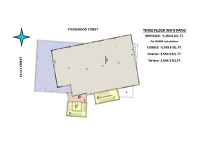 1023 Studewood St, Houston, TX à louer Plan d’étage– Image 1 sur 2