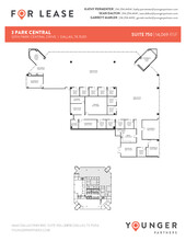 12700 Park Central Dr, Dallas, TX à louer Plan d’étage– Image 2 sur 2