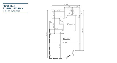 535-685 N Murray Blvd, Colorado Springs, CO à louer Plan d’étage– Image 1 sur 2