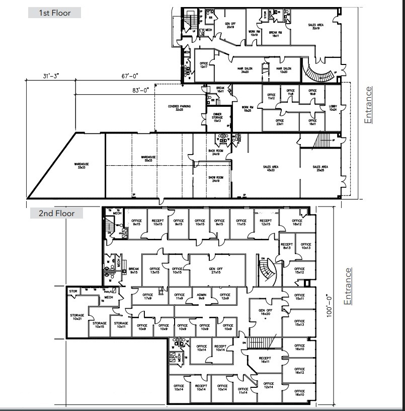 7305 Boulevard 26, North Richland Hills, TX à louer Plan d’étage– Image 1 sur 1