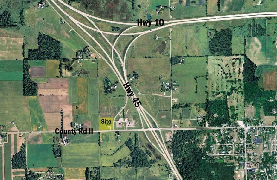 5676 County Road II, Larsen, WI à vendre - Aérien – Image 2 sur 2