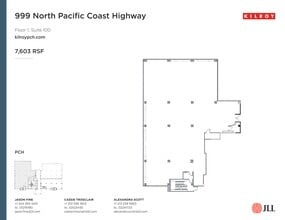 999 N Pacific Coast Hwy, El Segundo, CA à louer Plan de site– Image 1 sur 1