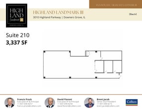 3010 Highland Pky, Downers Grove, IL à louer Plan d’étage– Image 1 sur 1