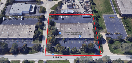 1666-1684 S Wolf Rd, Wheeling, IL - VUE AÉRIENNE  vue de carte