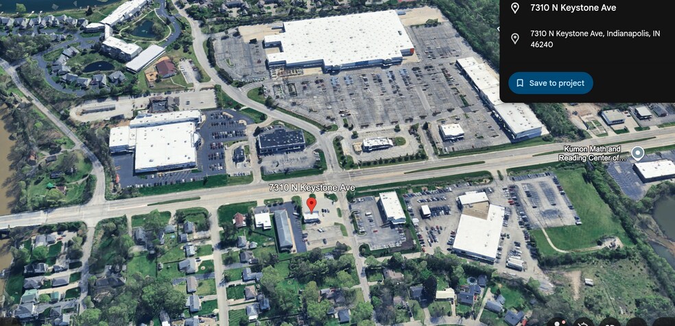 7310 N Keystone Ave, Indianapolis, IN à louer - Photo de l’immeuble – Image 2 sur 4