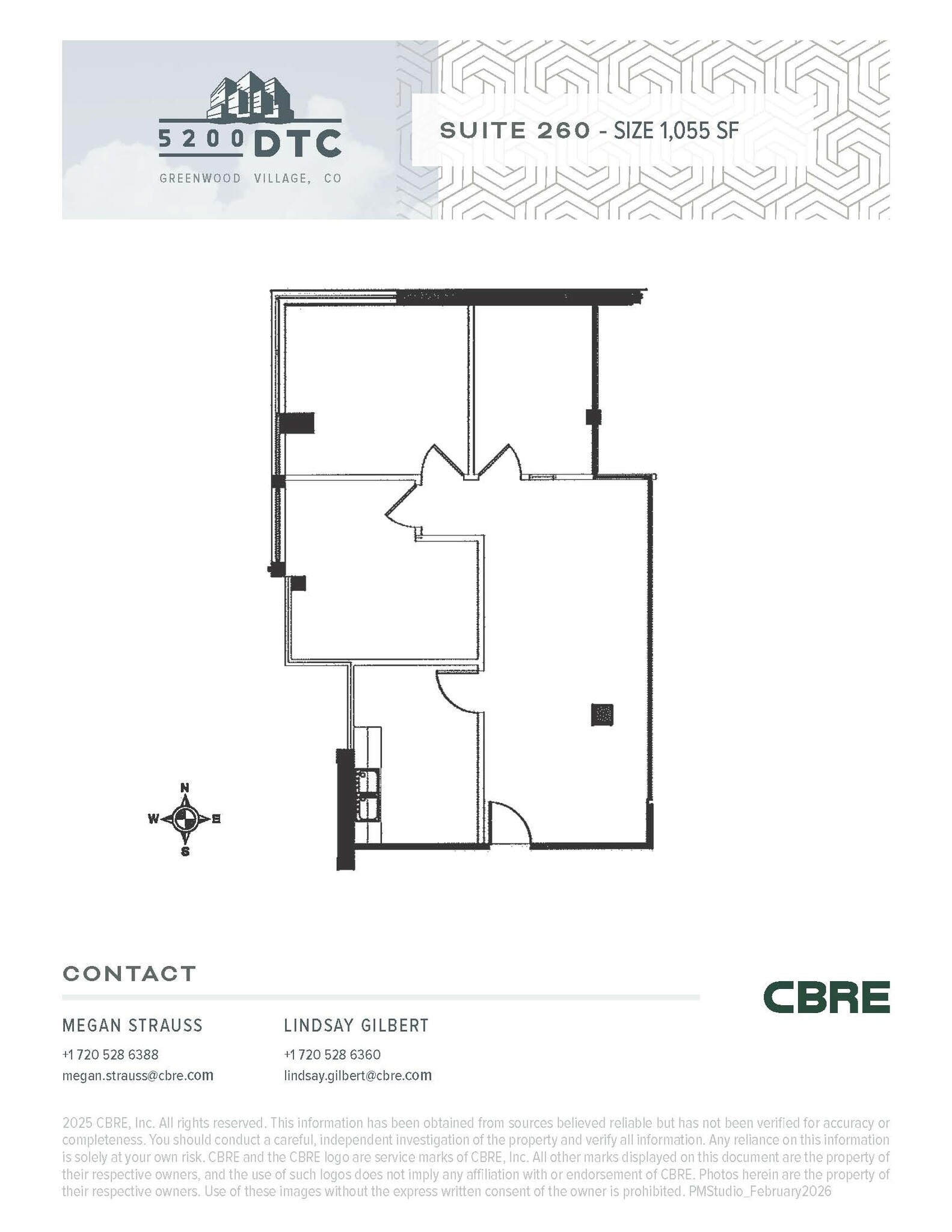 5200 Dtc Pky, Greenwood Village, CO à louer Plan d’étage– Image 1 sur 1