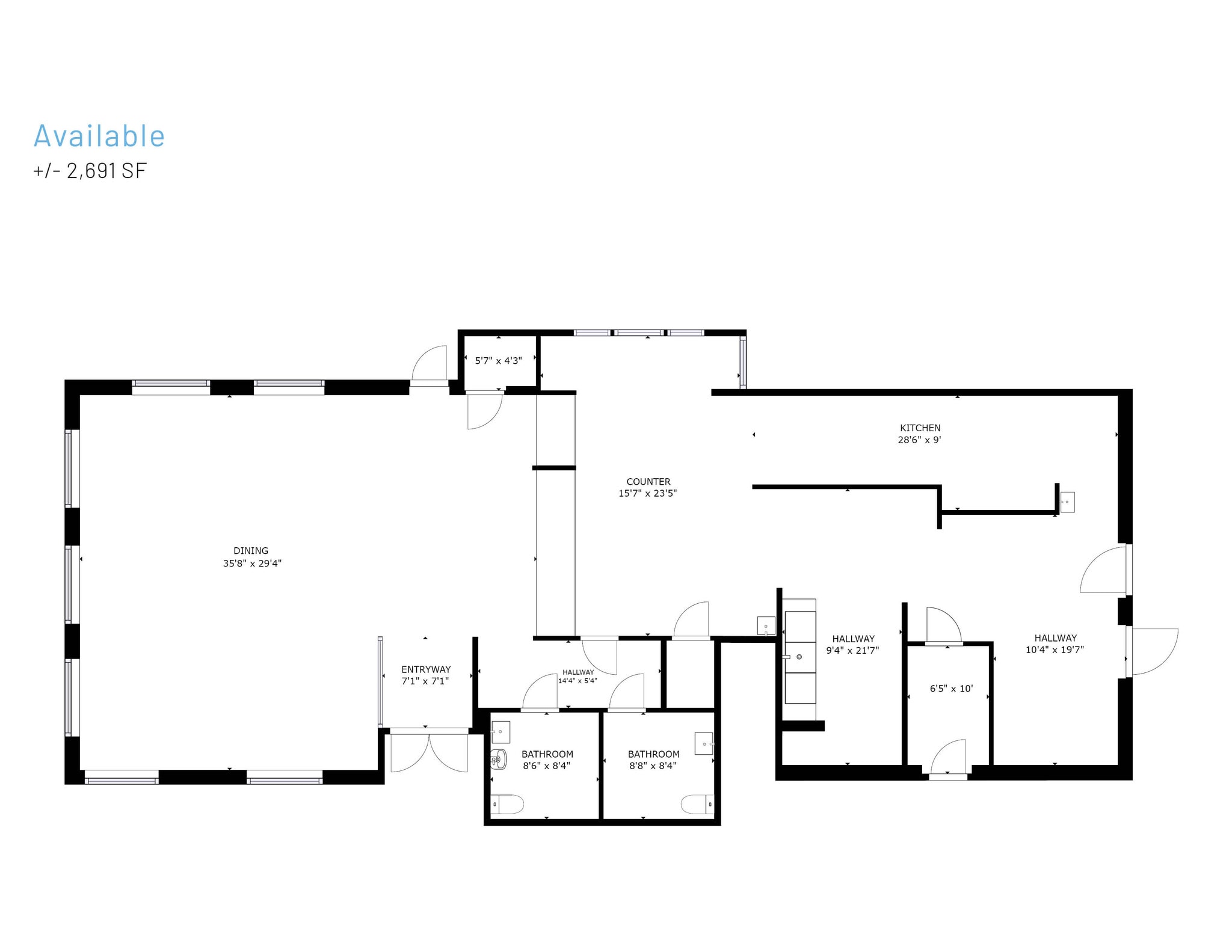 321 E Woodlawn Rd, Charlotte, NC à louer Plan d’étage– Image 1 sur 1
