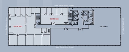 111 W Saint John St, San Jose, CA à louer Plan d’étage– Image 1 sur 1