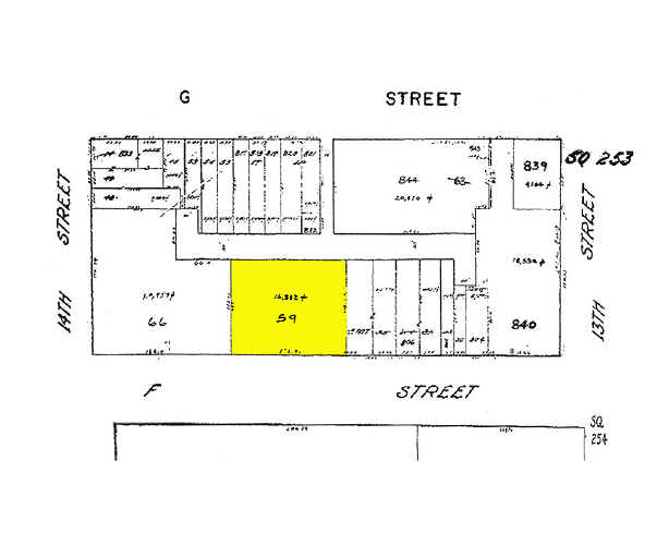 1331 F St NW, Washington, DC à louer - Plan cadastral – Image 2 sur 4