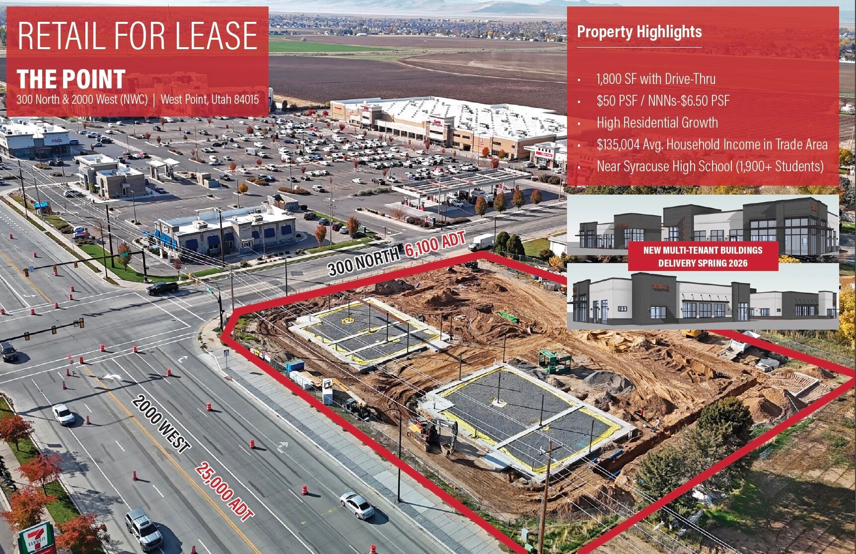 NWC 300 N 2000 W, West Point, UT à louer Photo principale– Image 1 sur 3