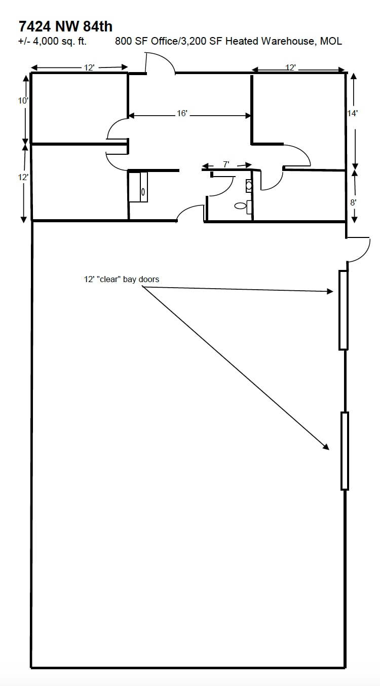 7424 NW 84th St, Oklahoma City, OK à louer Photo de l’immeuble– Image 1 sur 1