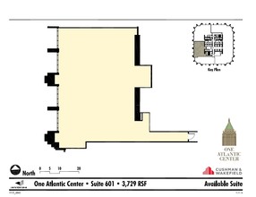 1201 W Peachtree St NW, Atlanta, GA à louer Plan d’étage– Image 1 sur 1