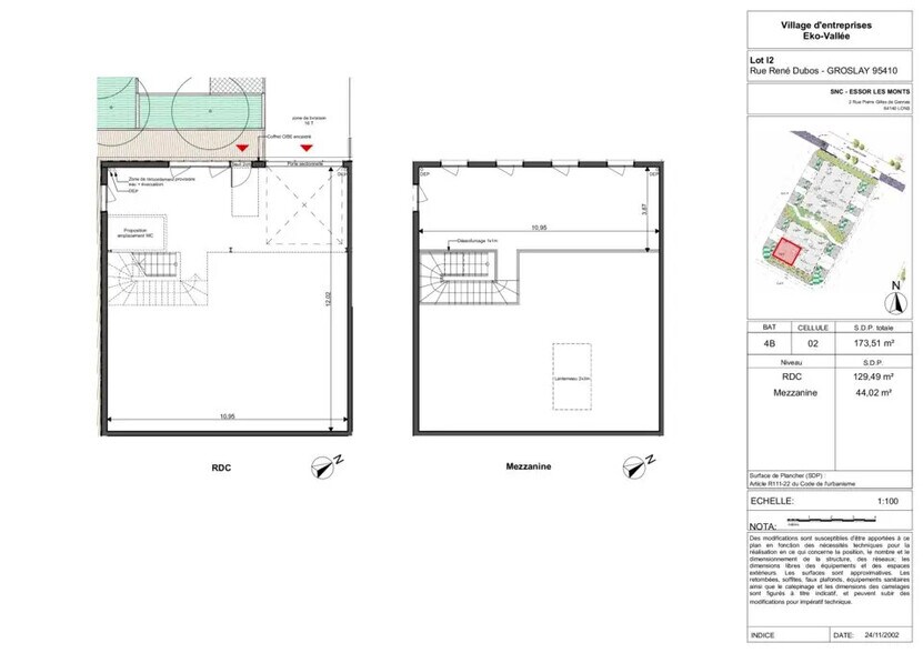 1 Rue René Dubos, Groslay à louer - Plan d’étage – Image 2 sur 4