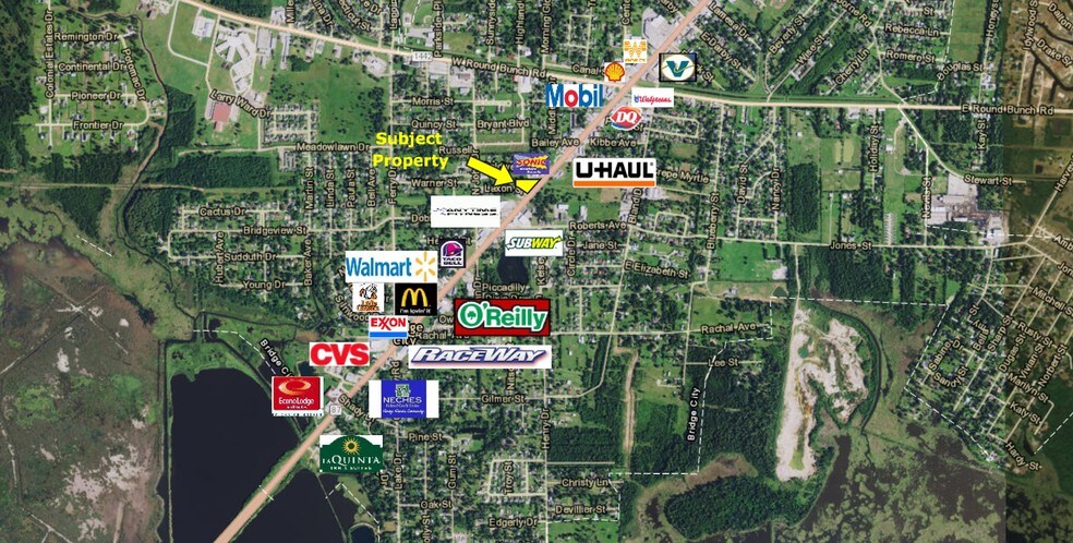 1245 Texas Ave, Bridge City, TX à vendre - Aérien – Image 2 sur 6