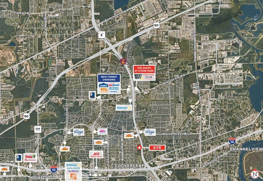 Beltway 8 & Lantern Ln, Houston, TX à vendre - Aérien – Image 2 sur 2