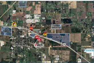 NEC US 290 at Field Store Road, Waller, TX - VUE AÉRIENNE  vue de carte - Image1
