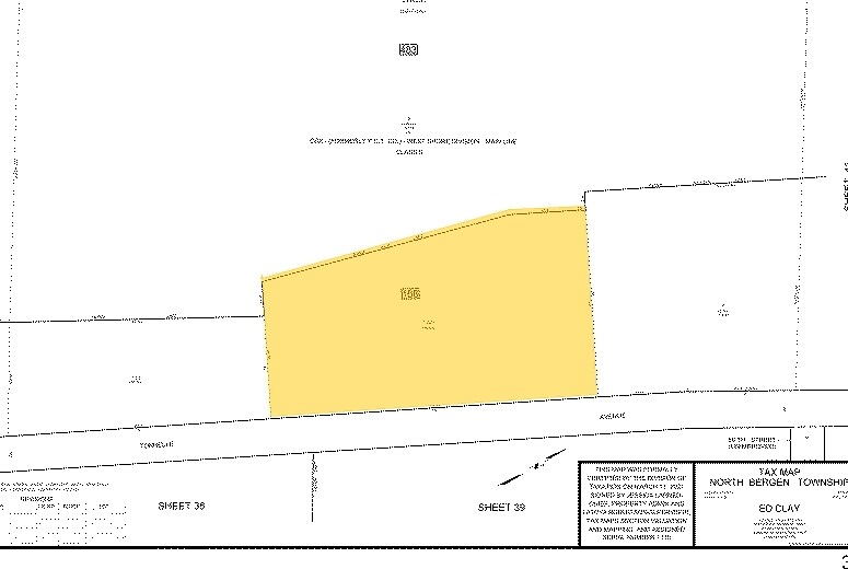 5901 Tonnelle Ave, North Bergen, NJ à louer - Plan cadastral – Image 3 sur 4