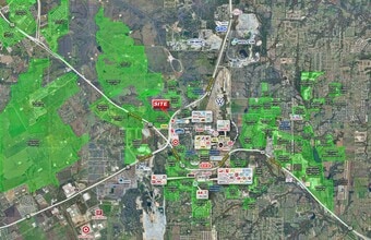 NEQ Hwy 67 & Main St (Bus 287), Midlothian, TX - Vue aérienne  vue de carte