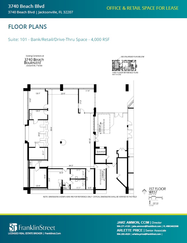 3714-3740 Beach Blvd, Jacksonville, FL à louer Photo intérieure– Image 1 sur 1