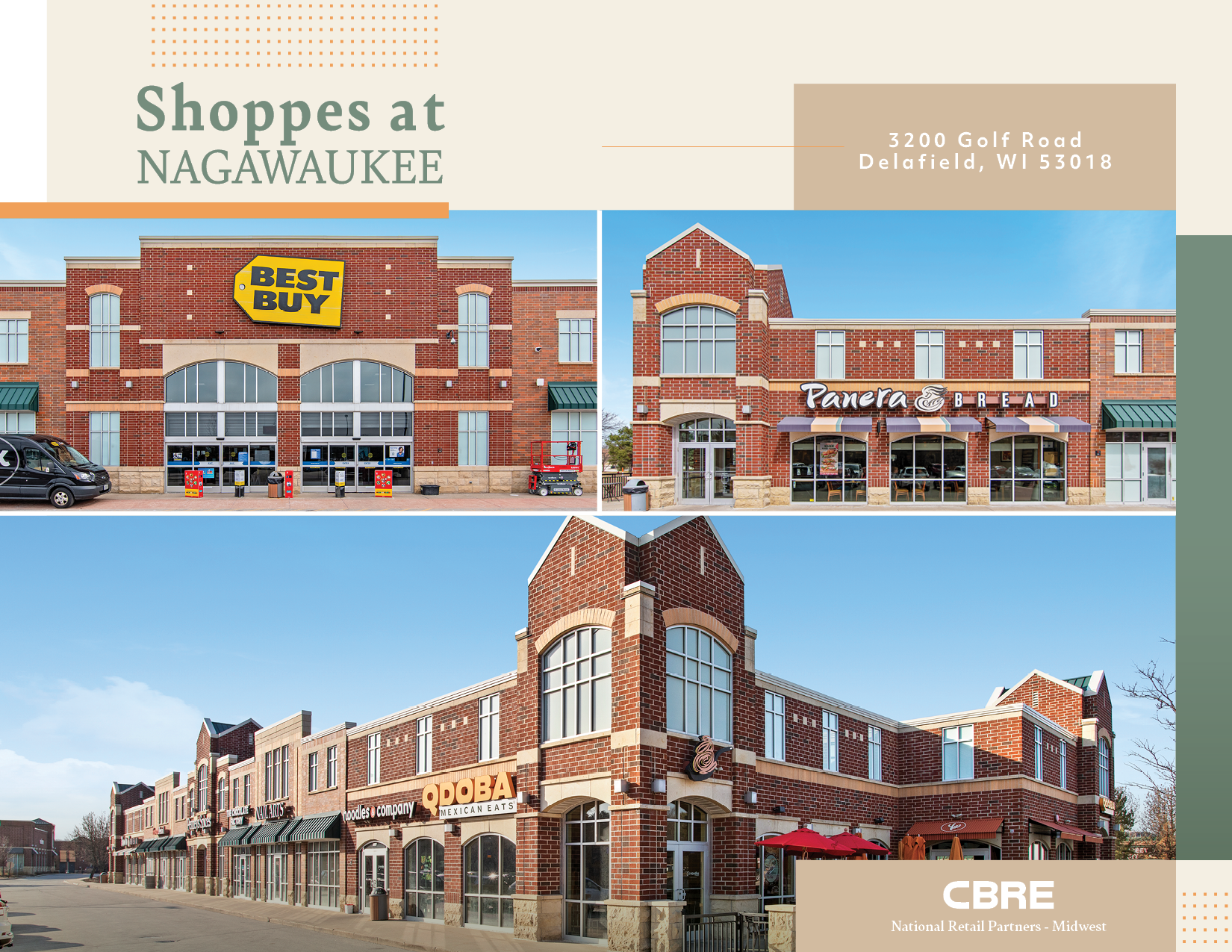 The Shoppes at Nagawaukee portefeuille de 2 biens à vendre sur LoopNet.fr Photo de l’immeuble– Image 1 sur 8