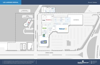 310-484 Av Dorval, Dorval, QC à louer Plan de site– Image 1 sur 2