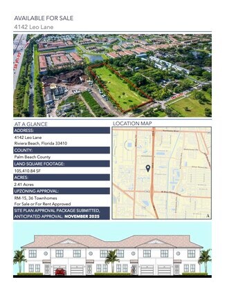 Plus de détails pour 4142 Leo Ln, Riviera Beach, FL - Terrain à vendre