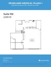 10905 Memorial Hermann Dr, Pearland, TX à louer Plan d’étage– Image 1 sur 1