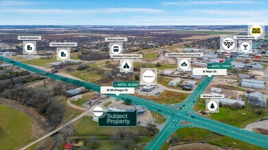 307 W McGregor Dr, Mc Gregor, TX - Vue aérienne  vue de carte - Image1