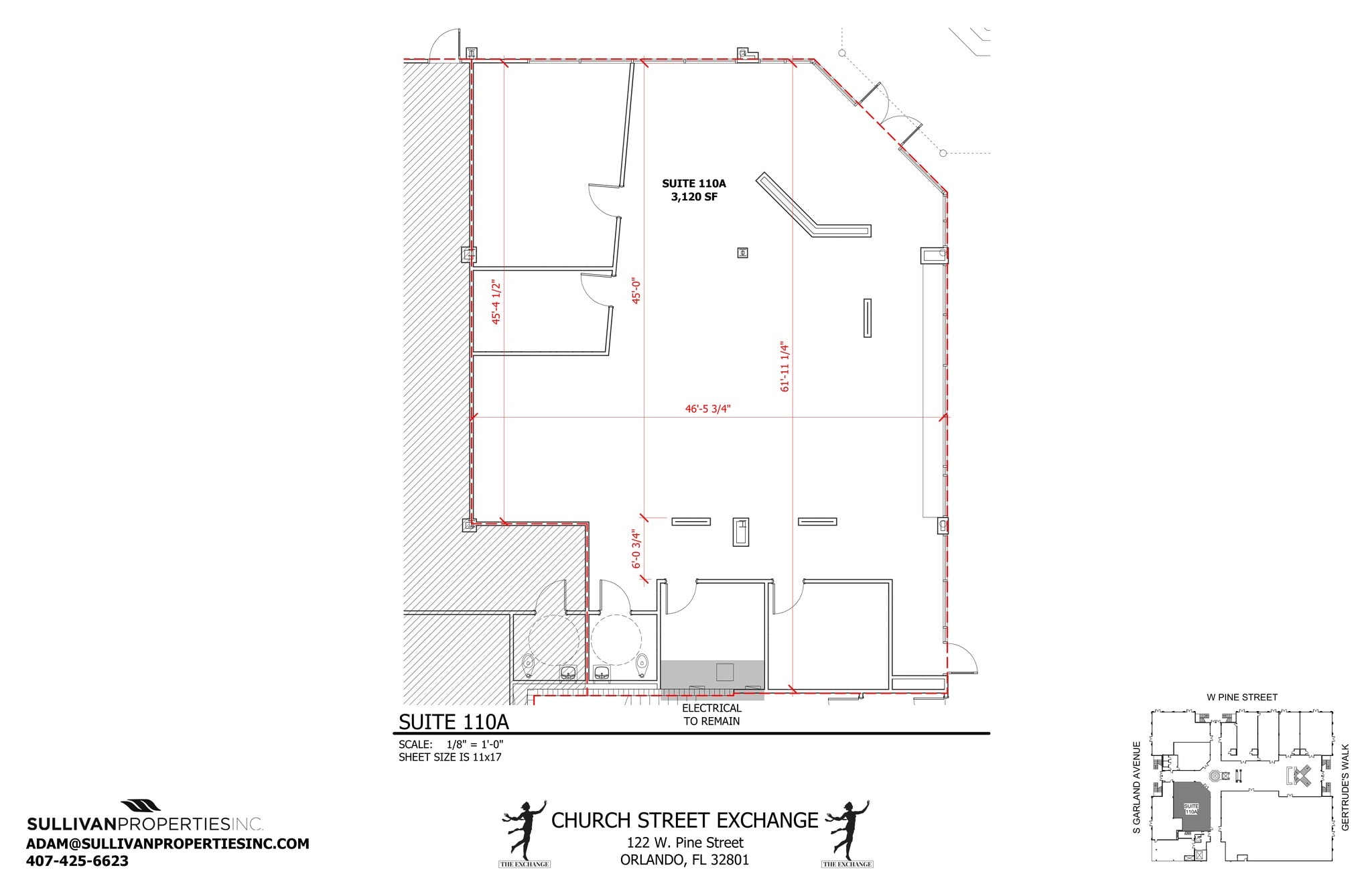 101 S Garland Ave, Orlando, FL à louer Plan de site– Image 1 sur 9