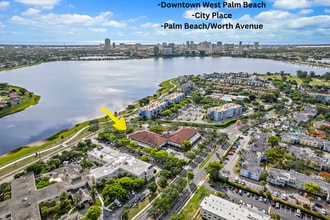 400 Executive Center Dr, West Palm Beach, FL - VUE AÉRIENNE  vue de carte - Image1