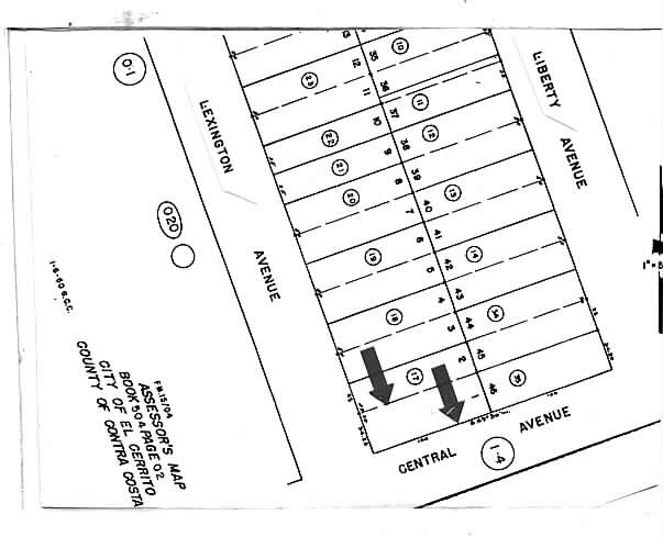 6511 Central Ave, El Cerrito, CA à vendre - Plan cadastral – Image 2 sur 4
