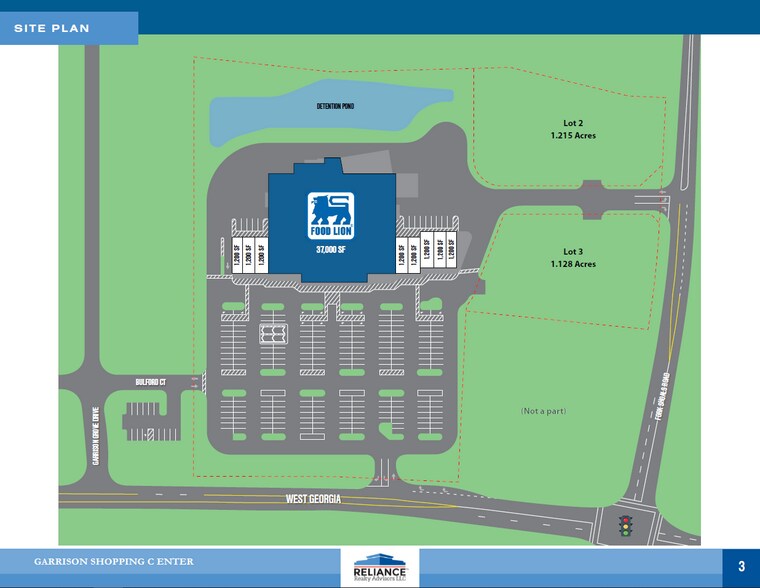 2321 W Georgia Rd, Simpsonville, SC à louer - Plan de site – Image 2 sur 2